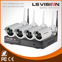 720P 4pcs Mini IR P2P IP Camera 4CH HD Wireless WiFi NVR system (LS-WK7104)