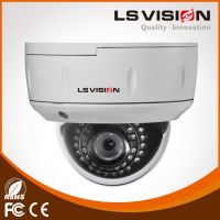 LS VISION Outdoor Poe WDR 4mp Motrorized Lens Dome H.265 Ip Camera Security Camera System