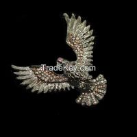 silver/brass eagle pendant for men's pendants
