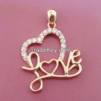 loving heart pendant for valentine gift