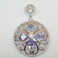 amethyst pendant for women and girls