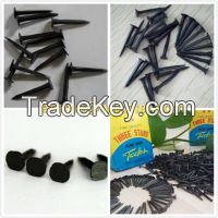 three stars fine blue shoe tack nails