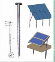 Best Selling Products Ground Screw Pile For Solar Mounting System