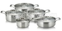 7PLY STAINLESS STEEL POT SET