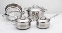 STAINLESS STEEL 3PLY POT SET