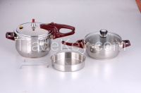 BELLY TYPE 3PLY BOTTOM PRESSURE COOKER