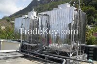 Stainless steel modular water, liquids, beverages storage tank