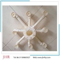 Rotary sprinkler head for cooling tower