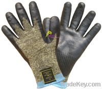 Sell Kevlar/cotton/steel knitted shell with nitrile dipped work glove