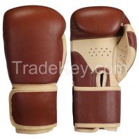 Boxing glove, leather boxing glove