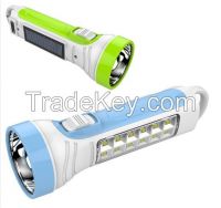 YD-308 Wholesales rechargeable high quality rechargeable solar powered led torch light