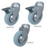 PVC bolt hole caster -c