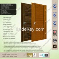 Wooden Flush Door with Groove - BS 476 Part 22, UL 10B or UL10C, FSC