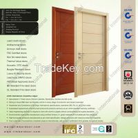 Flush Door with Groove - FSC, PEFC and FM Global approved