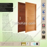 Wooden Door with Groove - BS 476 Part 22, UL 10B or UL10C