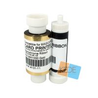 gold resin monochrome ribbon For Magicard MA1000