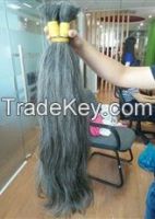 100% virgin hair human hair natural white hair no tangle wholesale price