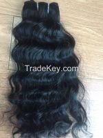 Wavy hair vietnamese human hair weaving hair soft and no tangle grade 8AA factory price