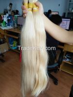 Color hair #613 soft human hair 100% high quality hair remy hair wholesale price