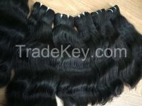 Human hair extensions 100% remy hair body wave machine weft hair no tangle no shedding