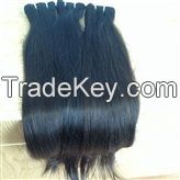 100% remy hair no tangle human hair extensions no lice straight bulk wholesale price