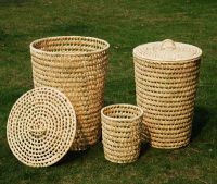 Sell Palm Leaf Laundry Basket Woven Basket Handcrafted Laundry Basket
