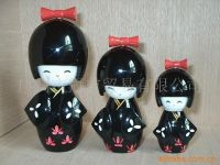Sell wooden  japanese set dolls(4)