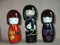 Sell wooden japanese doll