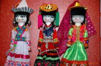 Sell linen doll of  minority girl(3)