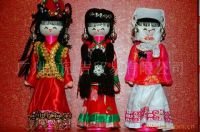 Sell linen doll of minority girl(5)