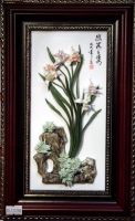 Sell jade orchid wall hanging