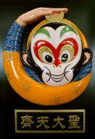 Sell porcelain carved monkey king