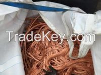 Used stripped copper cable scrap, motor generator scrap, compressor scrap load