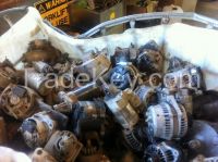 Used motor generator scrap, compressor scrap load