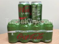 New regular green can cola life 330 ml Classic, Light, Zero, Life