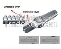 sell wear resistant  bimetallic single screw and barrels