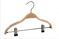 wooden lamination hanger with clip