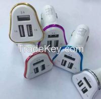 2016 New Update Car Charger Bone Shape 3ports Car Charger