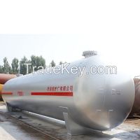 HORIZONTAL 50CBM LPG TANK GROUND STORAGE TANK CARBON STEEL PRESSURE VESSEL