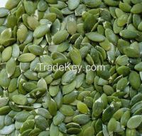 green pumpkin seeds kernels