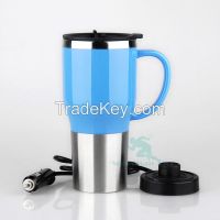 Innovative Personalized Electric Car Mug heated travel/auto mug with handle