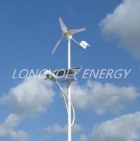 wind and solar street light with turbine