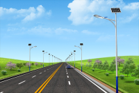 5 years warranty LED solar street light with lithium electricity control