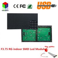 F3.75 indoor SMD RG led module pixels pixels is 64X32 size is 304X152mm , 1/16 scan P4.75 with hub08.