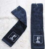 SW10, Best selling custom logo organic cotton mini golf towel , golf towel