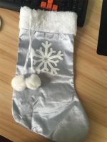 sale sliver  christams sock