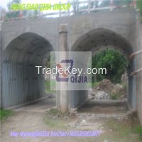 Round shape corrugated steel pipe be used railway