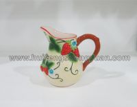 sell 100% handpained ceramic pitcher