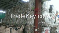 100% Clear 100% PET Bottles Baled