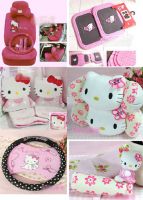 Sell all of the hellokitty car accessories